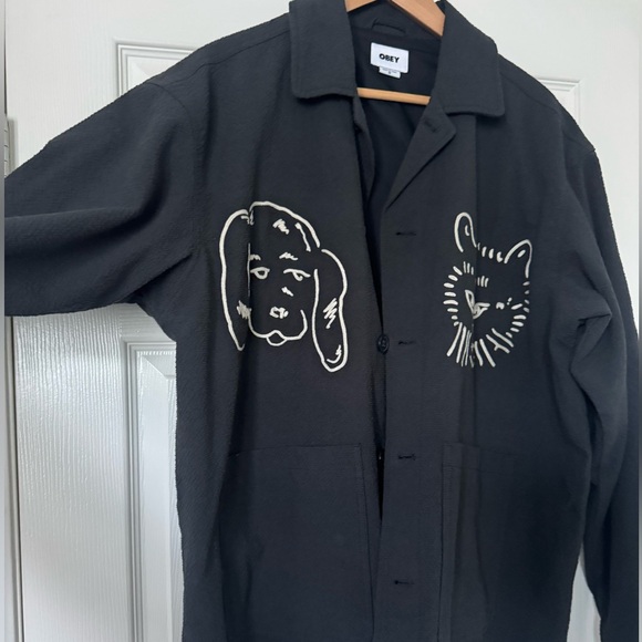 Obey unisex vesta jacket with animal accents - Picture 5 of 8